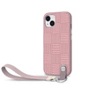 Moshi Altra - Étui avec dragonne détachable iPhone 13 (anti-bactérien NanoShield™) (Rose)