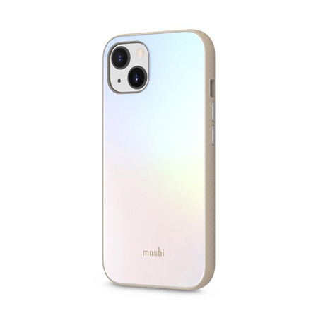 Moshi iGlaze Slim Hardshell tok - iPhone 13 tok (SnapTo rendszer) (Astral Silver)