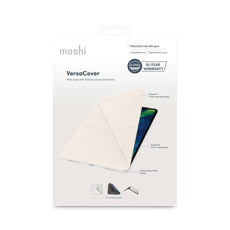 Moshi VersaCover - Origami case iPad 11" (2025) / iPad 10.9" (2022) (Savanna Beige)