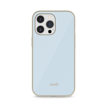 Moshi iGlaze Slim Hardshell Case - iPhone 13 Pro Case (SnapTo system) (Adtriatic Blue)