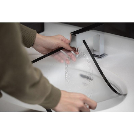 Moshi iVisor AG - Matte Schutzfolie für Tesla Model 3/Y Mittelkonsolenbildschirm (Schwarz/Klar Matt)