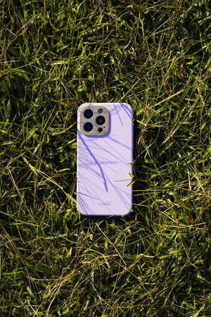 Moshi Napa Slim MagSafe - Skórzane etui iPhone 14 Plus (Midnight Black)