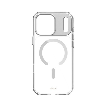 Moshi iGlaze MagSafe - Etui iPhone 17 Pro Max (Luna Silver)