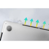Moshi iGlaze Hardshell tok - MacBook Air 13" Retina tok (M1/2020/2019/2018) (Stealth Clear)
