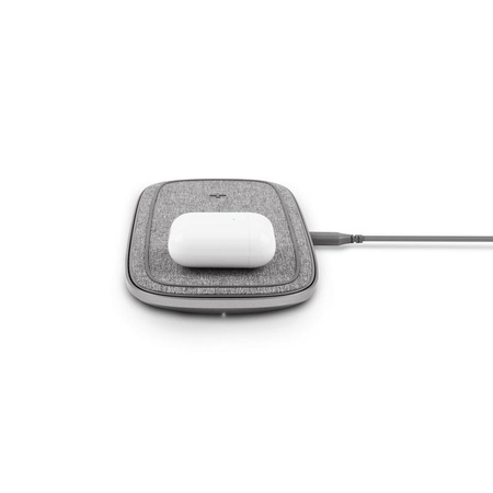 Moshi Sette Q - Podwójna bezprzewodowa ładowarka indukcyjna Qi do iPhone i Android (Nordic Grey)