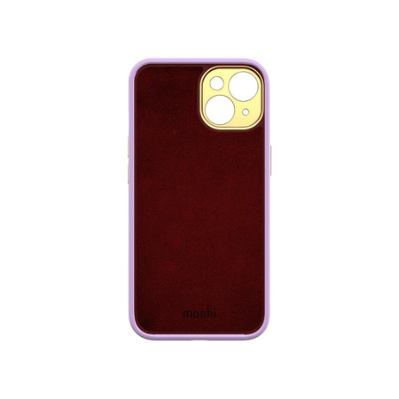 Moshi Napa Slim MagSafe - Leather iPhone 14 Case (Lavender Purple)