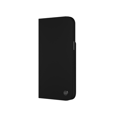 Moshi Overture MagSafe - Leather 3-in-1 flip case for iPhone 14 Plus (Midnight Black)