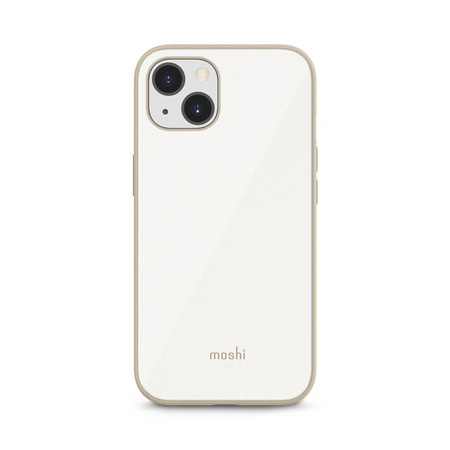 Moshi iGlaze Slim Hardshell tok - iPhone 13 tok (SnapTo rendszer) (Gyöngyházfehér)