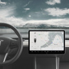 Moshi iVisor AG - Matt védőfólia a Tesla Model 3/Y középkonzol képernyőjére (fekete/tiszta matt)