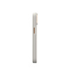 Moshi Napa Slim MagSafe - Étui en cuir pour iPhone 14 (gris serein)