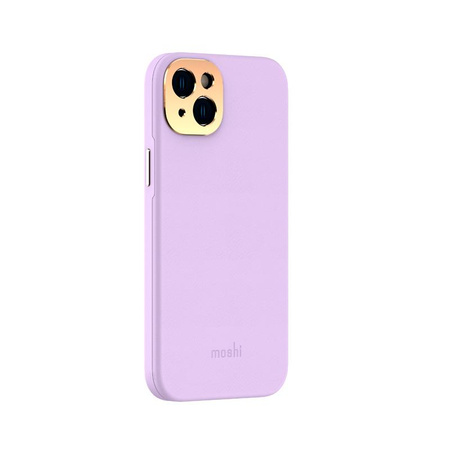 Moshi Napa Slim MagSafe - Leather iPhone 14 Plus Case (Lavender Purple)