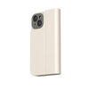 Moshi Overture MagSafe - Leather 3-in-1 flip case for iPhone 15 Plus (Eggnog White)
