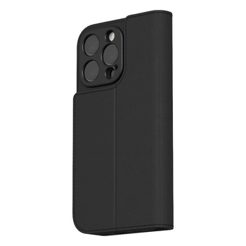 Moshi Overture MagSafe - Étui 3-en-1 en cuir pour iPhone 16 Pro (Noir anthracite)