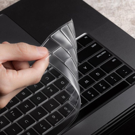 Moshi ClearGuard MB - MacBook Pro 14" / 16" / MacBook Air 13.6" (M2, 2022) billentyűzetfedél (amerikai elrendezés)