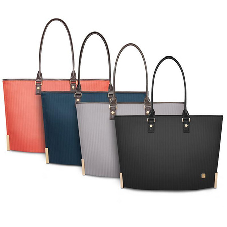 Moshi Aria - Women's bag with 13" laptop sleeve (Slate Black)