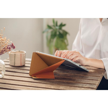 Moshi VersaCover - iPad Pro 11" (2021/2018) / iPad Air 10.9" (5th-4th gen) origami case.) (2022/2020) (Sienna Orange)