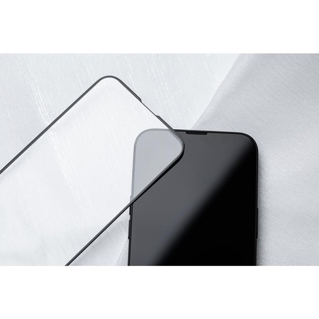 Moshi AirFoil Pro - Flexible hybrid glass iPhone 13 mini (black frame)