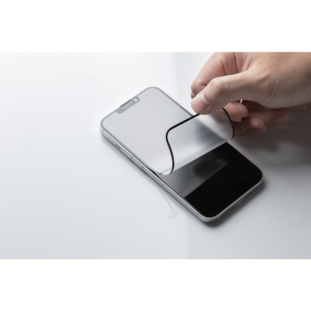 Moshi iVisor AG - Matte screen protection film for iPhone 13 / iPhone 13 Pro (black frame)