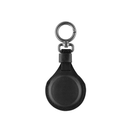 Moshi AirTag kulcstartó - Prémium kulcstartó az Apple AirTaghez (Jet Black)