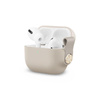 Moshi Pebbo - Étui AirPods Pro avec dragonne détachable (Beige Savanna)
