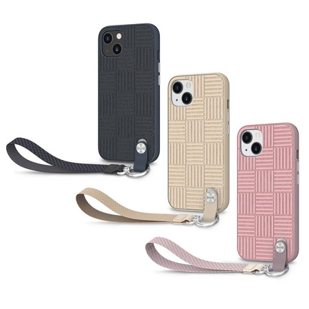 Moshi Altra - Case with detachable lanyard iPhone 13 (anti-microbial NanoShield™) (Blue)