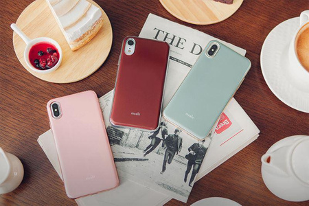 Moshi iGlaze - iPhone Xs Max Case (Taupe Pink)