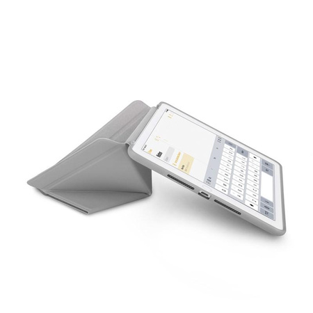 Moshi VersaCover - Etui origami iPad 10.2" (2021 / 2020 / 2019) (Stone Gray)