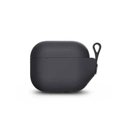 Moshi Pebbo - Étui AirPods 3 avec dragonne amovible (Shadow Black)