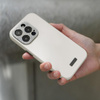 Moshi Napa MagSafe - kožené pouzdro pro iPhone 15 Plus (Eggnog White)