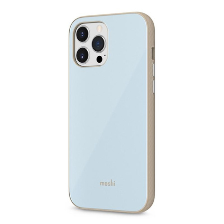 Moshi iGlaze Slim Hardshell Case - iPhone 13 Pro Max Gehäuse (SnapTo System) (Adriatic Blue)