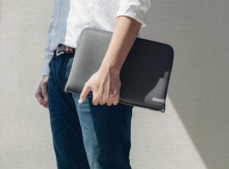 Moshi Pluma - MacBook Pro 14" Cover (M4/M3/M2/M1/2024-2021) (Herringbone Gray)
