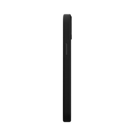 Moshi Napa Slim MagSafe - Étui en cuir pour iPhone 14 Plus (Midnight Black)