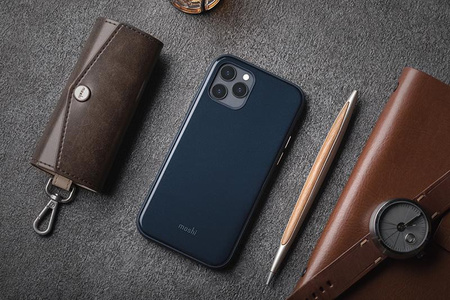 Moshi iGlaze - Case iPhone 12 / iPhone 12 Pro (SnapTo system) (Midnight Blue)