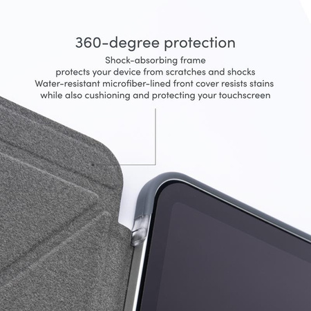 Moshi VersaCover - Origami case iPad 11" (2025) / iPad 10.9" (2022) (Charcoal Black)