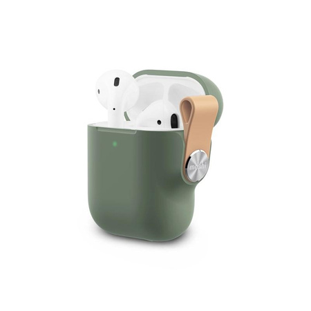 Moshi Pebbo - AirPods case with detachable wrist strap (Mint Green)