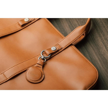 Moshi AirTag Key Ring - Brelok premium do Apple AirTag (Caramel Brown)