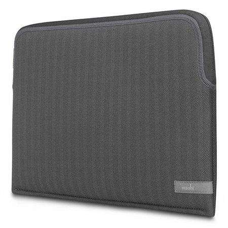 Moshi Pluma - Housse pour MacBook Pro 13" (2020/2018/2017/2016) / Surface Pro (2017) (gris chevron)