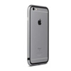 Moshi iGlaze Luxe - Case with aluminum frame iPhone 6s Plus / iPhone 6 Plus (Titanium Grey)