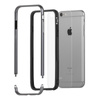 Moshi iGlaze Luxe - Case with aluminum frame iPhone 6s Plus / iPhone 6 Plus (Titanium Grey)