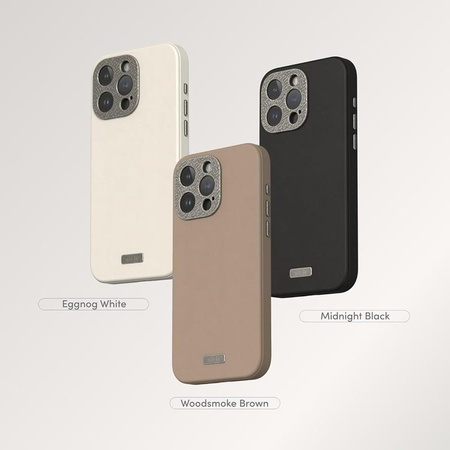 Moshi Napa MagSafe - Leather iPhone 15 Pro Case (Eggnog White)