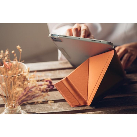 Moshi VersaCover - iPad Pro 11" (2021/2018) / iPad Air 10.9" (5th-4th gen) origami case.) (2022/2020) (Sienna Orange)