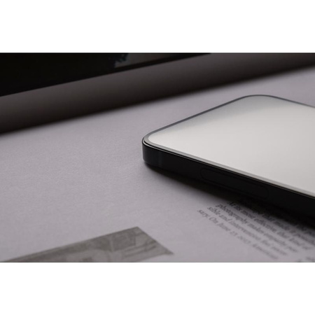 Moshi iVisor AG - Matte screen protection film for iPhone 13 / iPhone 13 Pro (black frame)
