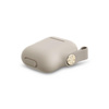 Moshi Pebbo - Pouzdro na AirPods s odnímatelným řemínkem na zápěstí (Savanna Beige)
