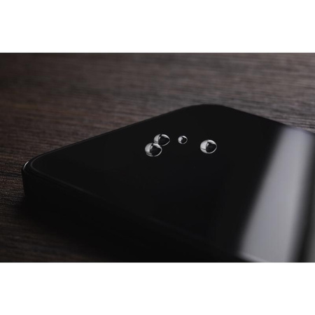 Moshi AirFoil Pro - Flexible hybrid glass iPhone 13 mini (black frame)