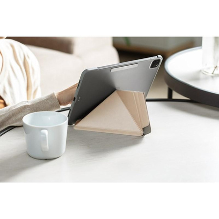 Moshi VersaCover - Étui Origami pour iPad Pro 11" (2020/2018) avec chargement de l'Apple Pencil (Beige Savanna)