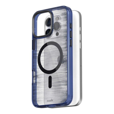 Moshi iGlaze MagSafe - iPhone 16 Pro Case (Dusk Indigo)