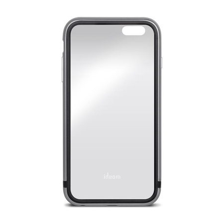 Moshi iGlaze Luxe - Case with aluminum frame iPhone 6s Plus / iPhone 6 Plus (Titanium Grey)